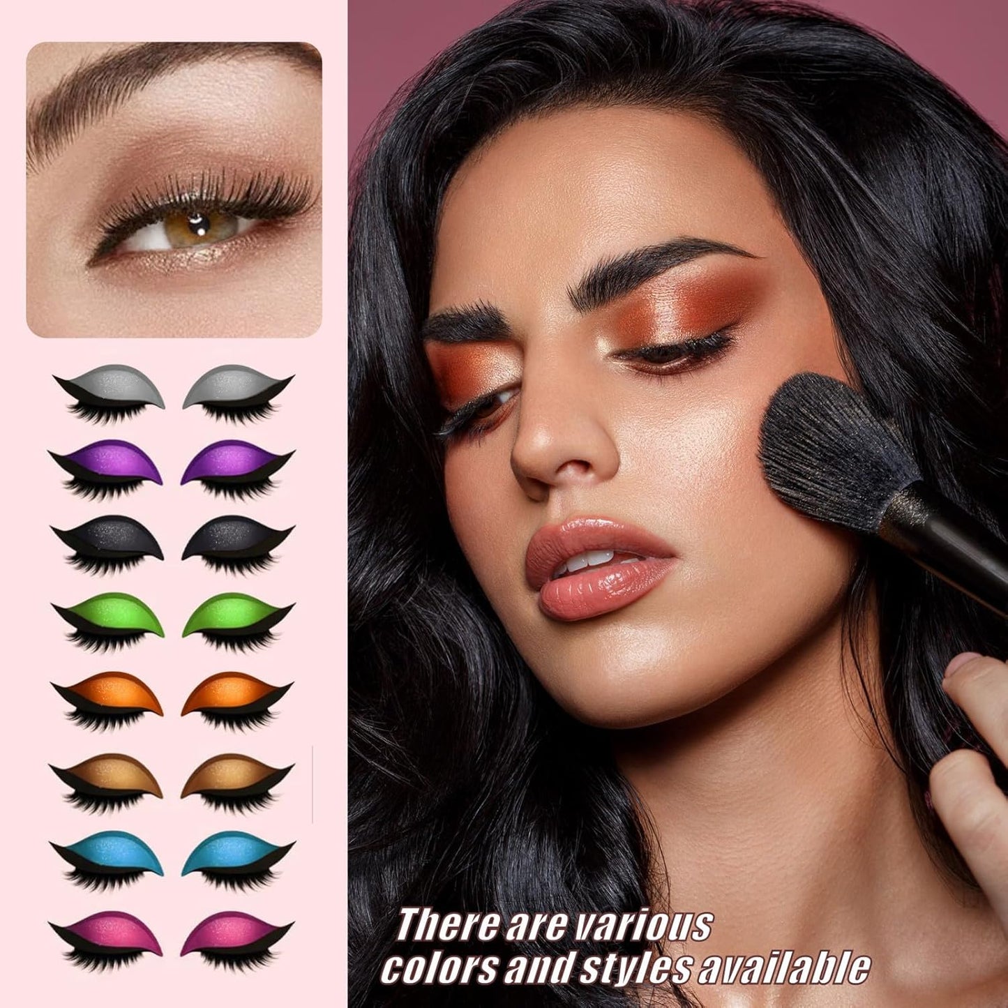 Colorful Lazy Eyelash Stickers