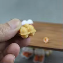 1:12 Dollhouse Miniature Egg Tray Set