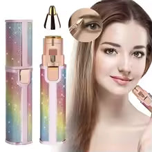 Portable 2 in 1 Electric Epilator Eyebrow Trimmer