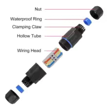 4PCS Waterproof Junction Box