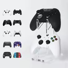 1/2PCS Clear 2 Layer PS5 PS4 Controller Stand With Headphone Holder