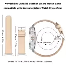 Leather Pin Buckle Strap for Samsung Galaxy Watch