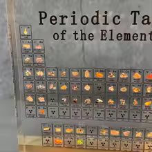 Acrylic Periodic Table Figurines