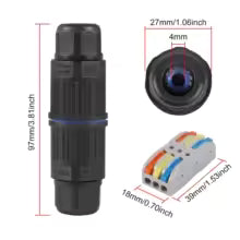 4PCS Waterproof Junction Box