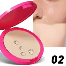 Natural Matte Pressed Powder Oil Control Brighten Whitening Face