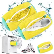 Machine Washable Shoe Washing & Drying Bag with Soft Fiber