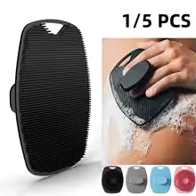 1/5pc Soft Silicone Exfoliating Brush