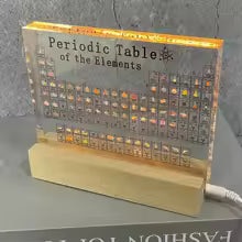 Acrylic Periodic Table Figurines